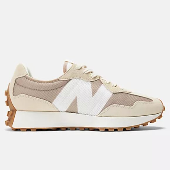 New Balance 327 Unisex Casual Sneakers Shoes ~various sizes~ Bone Tan White NEW